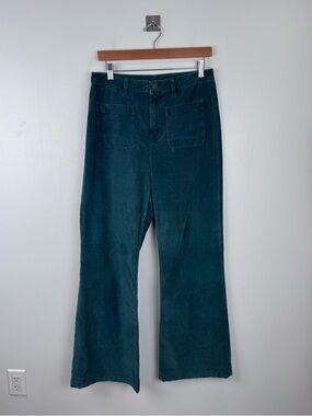 Faherty Women Stretch Terry Corduroy Patch Pocket Pant Size 30